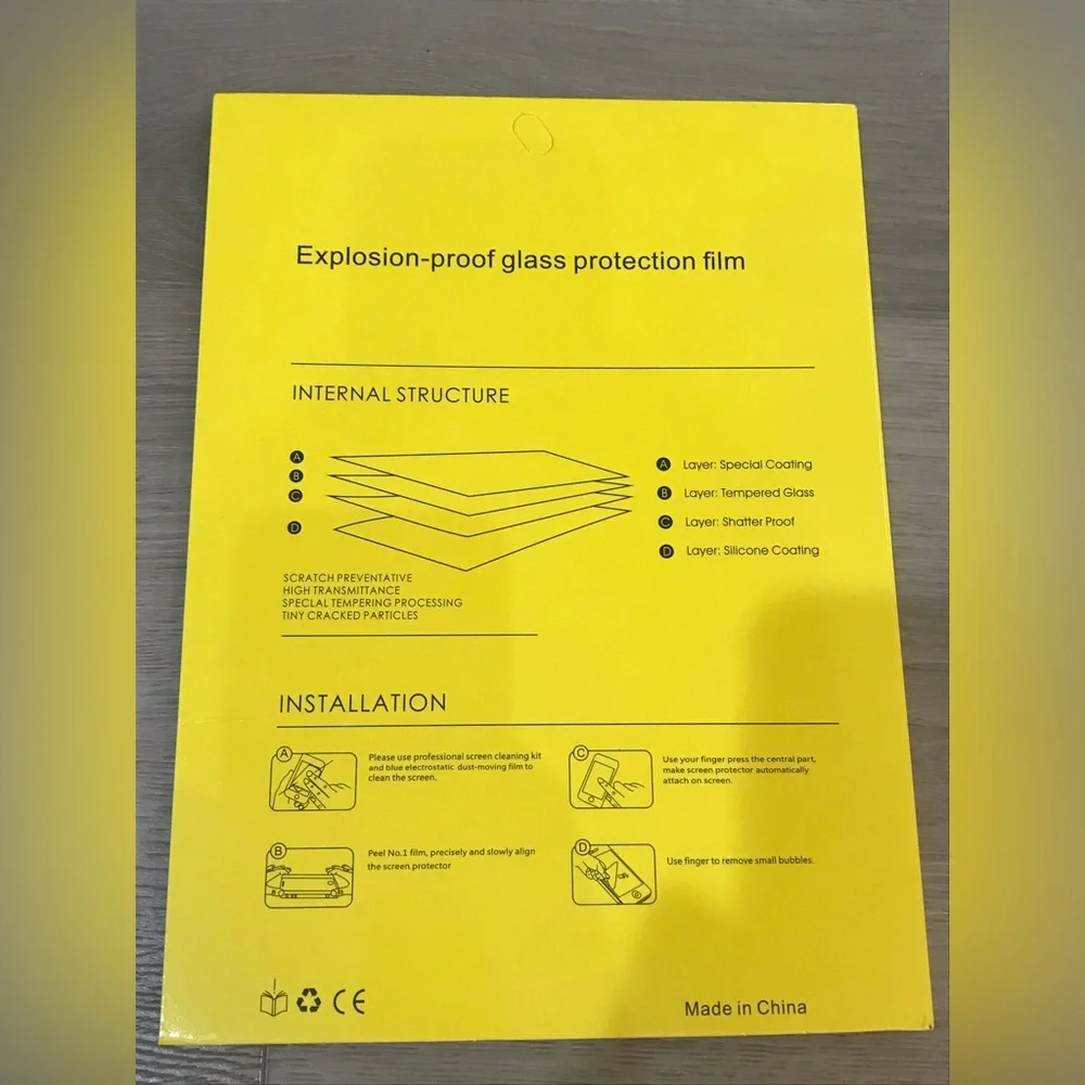 Tempered Glass Screen Protector for iPad